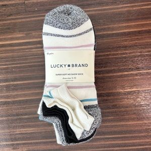 Lucky Brand 10 Pair Sock Pack